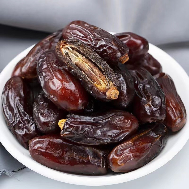 黑椰枣100g袋装椰枣干原味大颗粒椰枣果干蜜饯休闲零食厂家批发-阿里巴巴