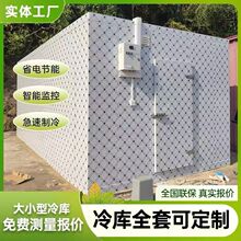 大中小型冷库安装设计220v海鲜水果蔬菜冷藏库保鲜库冰库速冻库