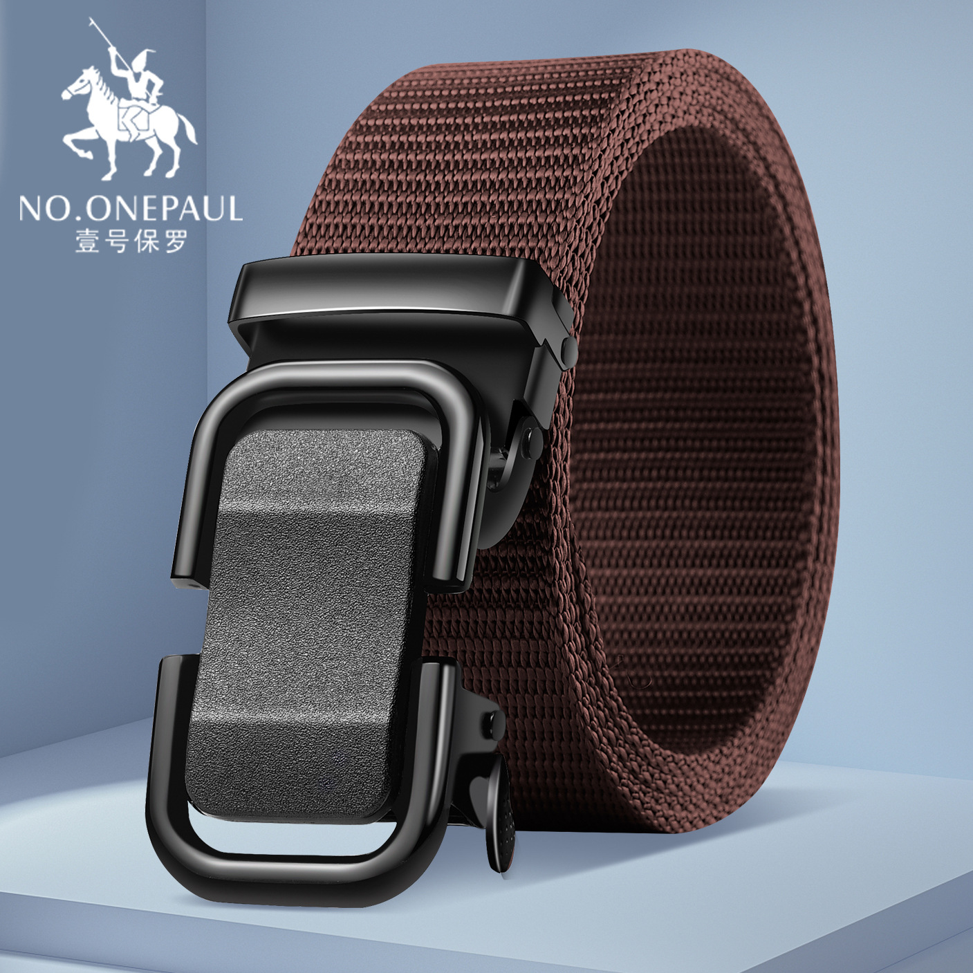 Cinturón con hebilla automática para hombre, tendencia, todo fósforo, sin perforaciones, cinturón para hombre, jeans de entrenamiento militar, pantalones tejidos, lona