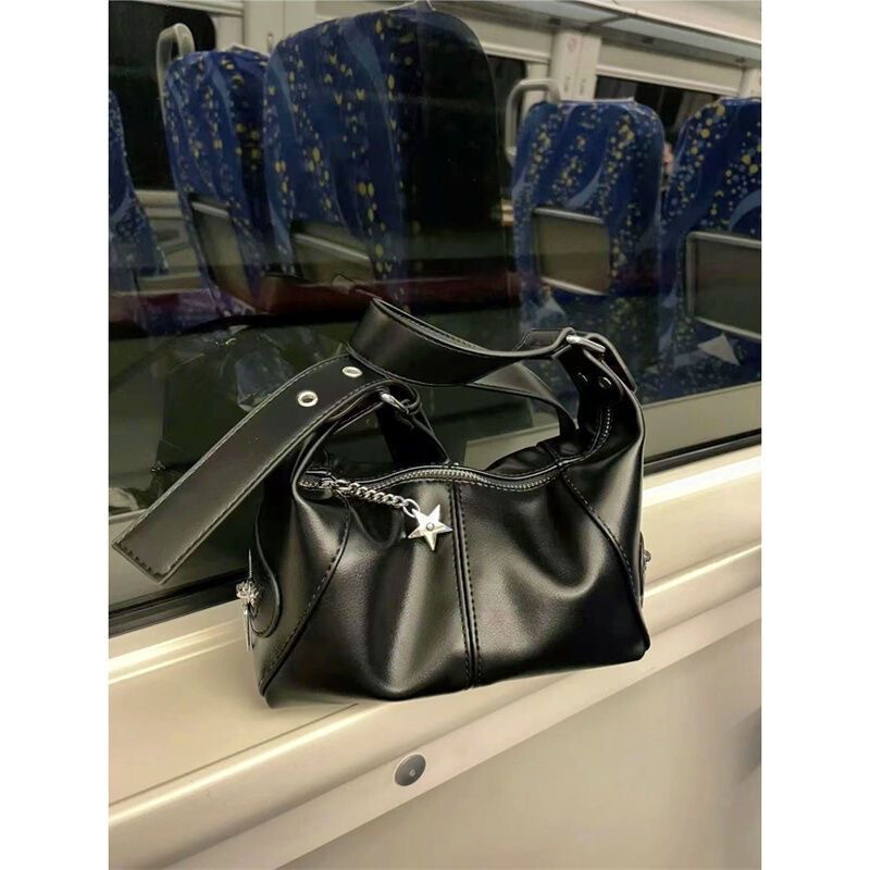 Guangzhou Factory Ins Retro Crossbody Bag New Versatile Fashion Shoulder Bag Spliced Women's Bag Bags Small Saddle Bag Guangzhou Factory Ins Retro Crossbody Bag New Versatile Fashion Shoulder Bag Spliced Women's Bag Bags Small Saddle Bag