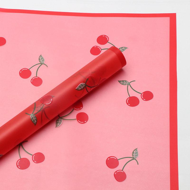 Papel de regalo floral impermeable creativo
