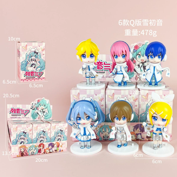 6 Q versions of Snow Hatsune [Blind Box + Display Box]
