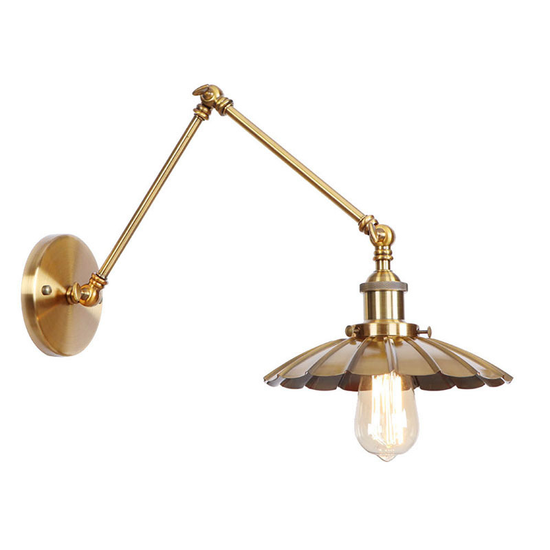 design country retro bronze coffee sconce for living room