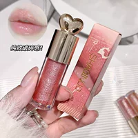 Sachino Увлажняющий яркий цветной блеск для губ Love Fine Flash Трансграничный перламутровый водный глянцевый набор блесков для губ с зеркалом для губ