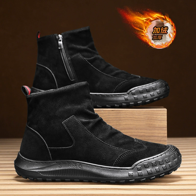 Martens, зимняя теплая обувь, износостойкая обувь для отдыха на платформе