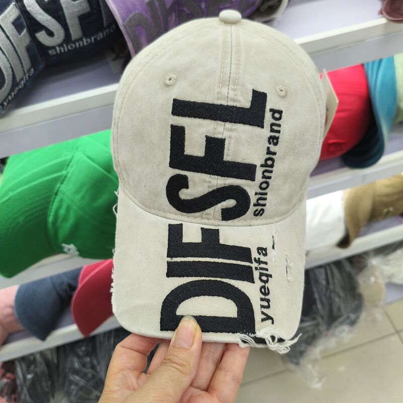跨境外贸新款高品质复古水洗做旧休闲显脸棒球帽时尚字母鸭舌帽子|undefined