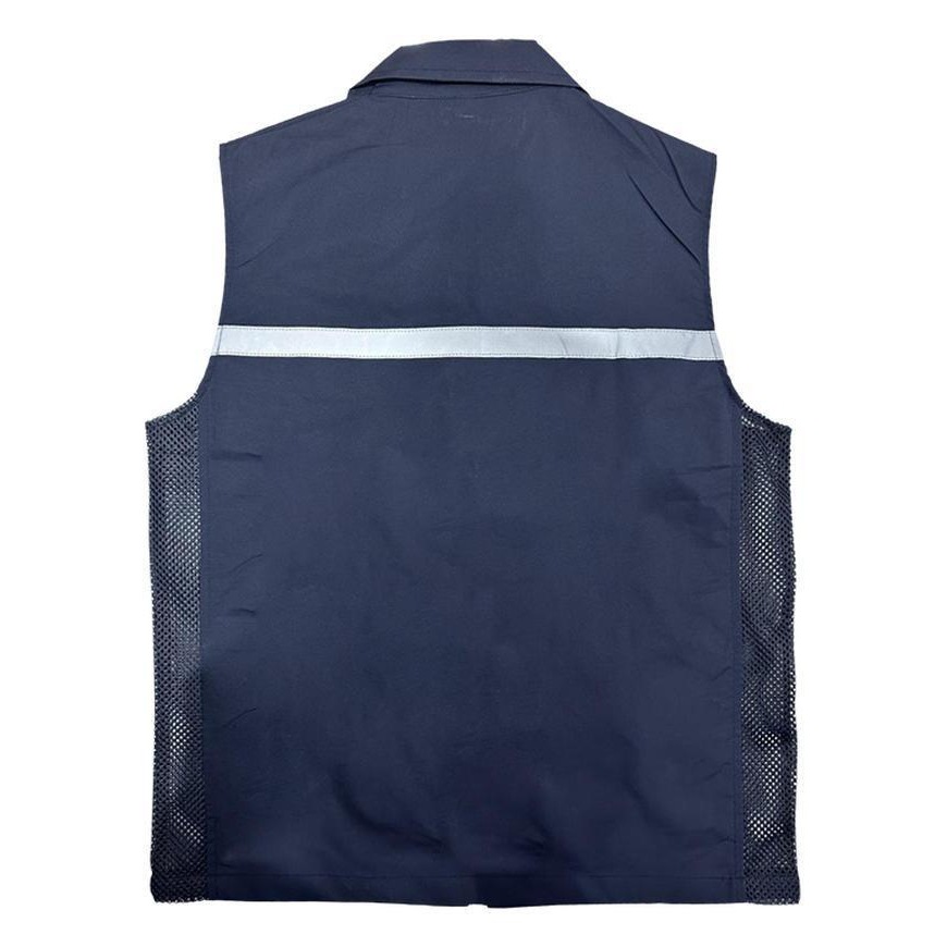 chaleco reflectante de gestión de emergencias ropa de trabajo rescate herramientas de seguridad multibolsillo ropa de trabajo chaleco personalizado logotipo impreso