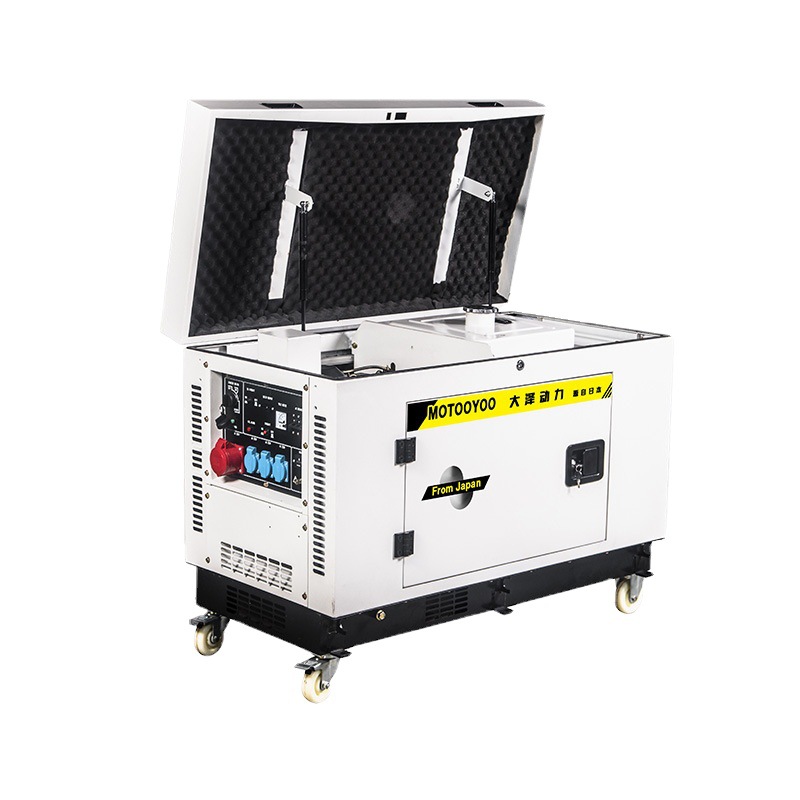 公路照明用6KW静音汽油发电机 大泽动力TOTO6 小型便携式施工应急