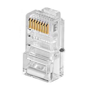 Factory direct Crystal Head shielding CAT6 Gigabit 8p8c nickel plated rj45 network cable connection plug