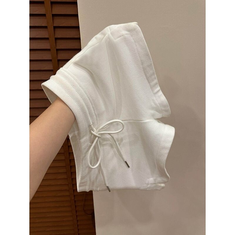 Cross-Border Summer Outdoor Wear 2026 New Sports Shorts for Women, Petite Casual Versatile High-Waisted Wide-Leg Hot Pants