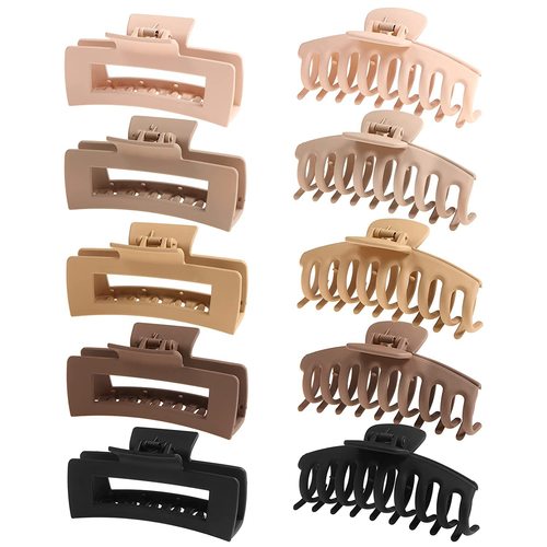 Amazon 11cm Large Plastic Sanding Hair Clip Acrylic Claw Clips Shower Hair Accessory Wholesale