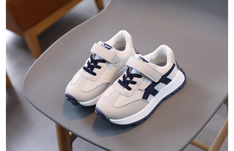 Forrest Gump-sko til børn 2023 Forårs- og efterårssæson Nye pigesko Lille mand talje Mesh-stof Drengefar_voghion.com