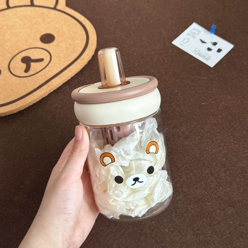 女の子用プラスチックウォーターカップ、見栄えの良いストローカップ、2025年新作、大容量、高温耐性オフィスコーヒーカップ夏|undefined