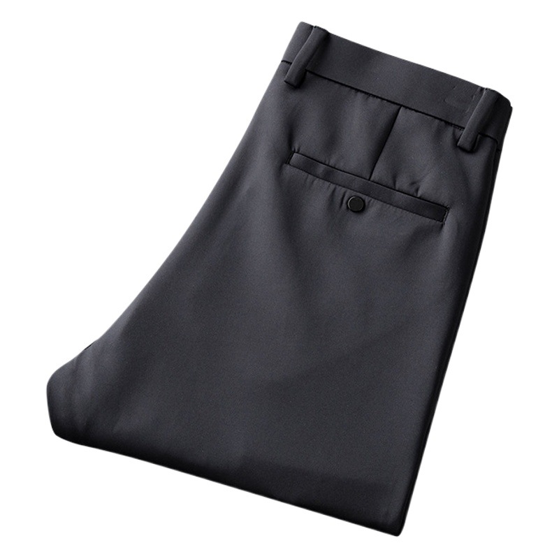 3061 | Plus Size Men's Autumn and Winter New Casual Pants, Loose Fit, Extra Large Size, Stretchy, Versatile Business Casual Dress Pants