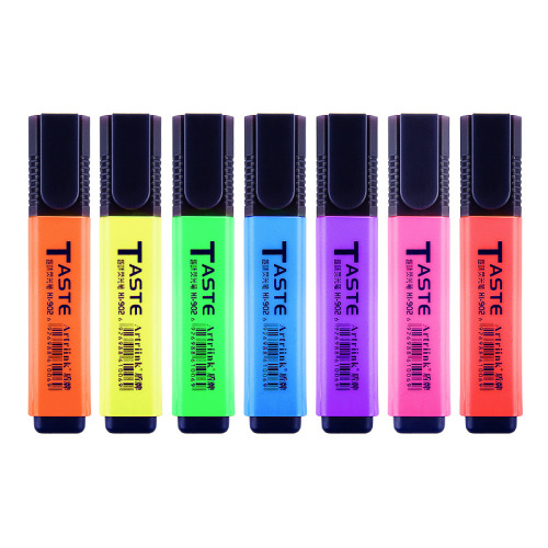 Shield Fluorescent Marker Large Capacity Highlight Color Eye Protection Marker for Students Drawing Account Pen Wholesale