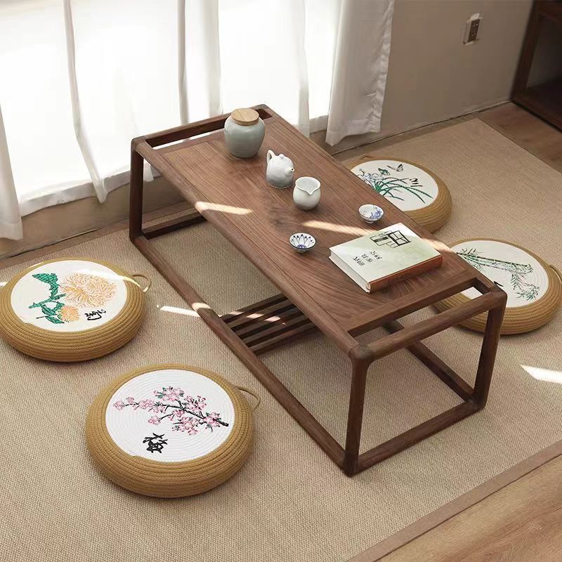 蒲团坐垫地上地板家用加厚坐墩卡通中国风座垫客厅卧室阳台榻榻米