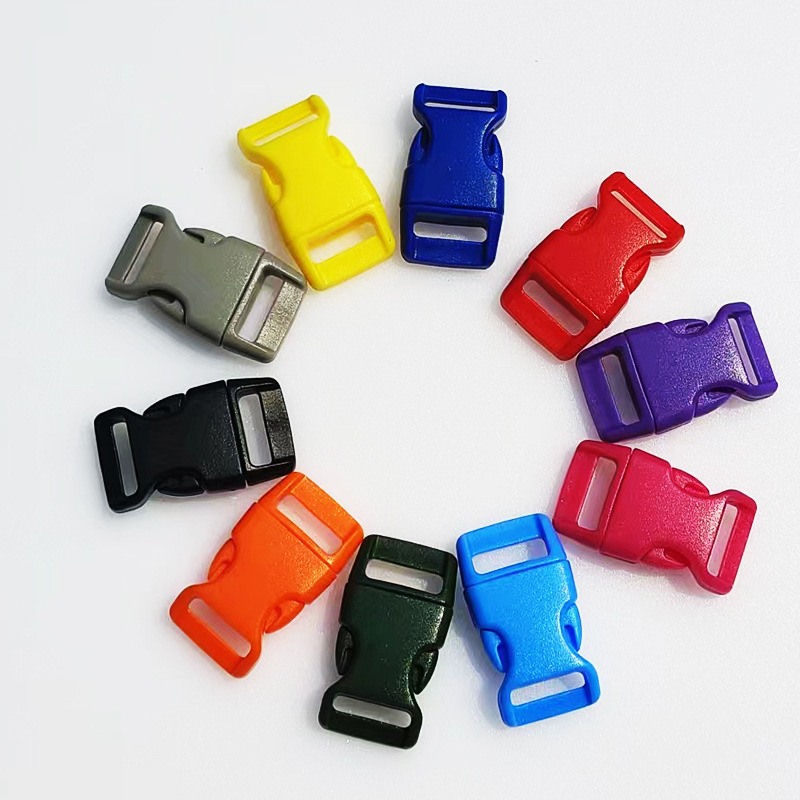 15mm 彩色箱包配件塑胶扣插扣 塑料背包织带插扣配件多功能插扣