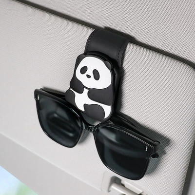 Car Panda Glasses Clip: Car Glasses Clip/Bill Clip