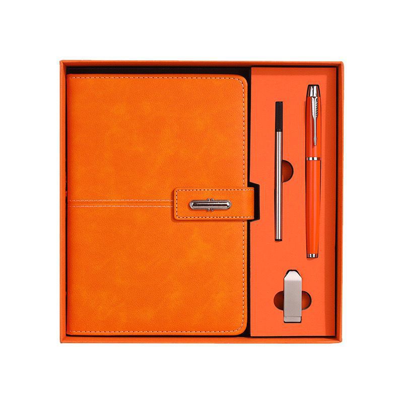 Caja de regalo de notebook A5 de negocios logotipo personalizado de alto nivel Lincoln botón de cuaderno de notas subcuaderno de eventos regalos image 6