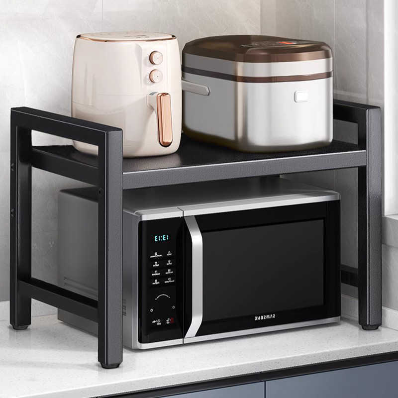 Estante de impresora de escritorio retráctil Estante de escritorio Estante de escritorio de hierro forjado de acero Escritorio de escritorio de computadora Estante de almacenamiento