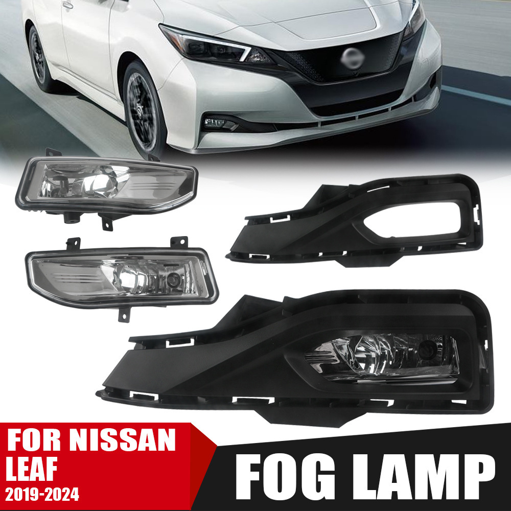 Aplicable a 2019 - 2022 Nissan Leaf Asamblea de lámpara de niebla delantera Halógeno Diurno Lámpara de parachoques delantera