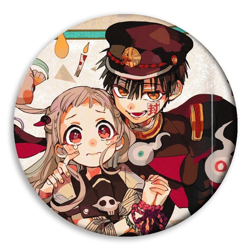 地縛少年花子君紋章の周辺は寧寧花子君ブリキの胸章を飾っています。|undefined