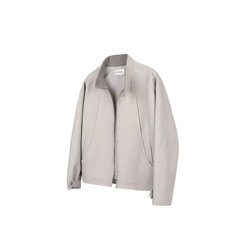 Harington Jacket Men Casual Stand Collar Coat Versatile Cleanfit_voghion.com