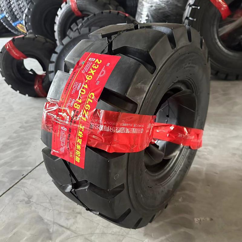 Chaoyang carretilla elevadora neumático sólido Hang Fork 3 / 3.5 toneladas rueda delantera 28x9 - 15 rueda trasera 650 - 10 neumáticos neumáticos