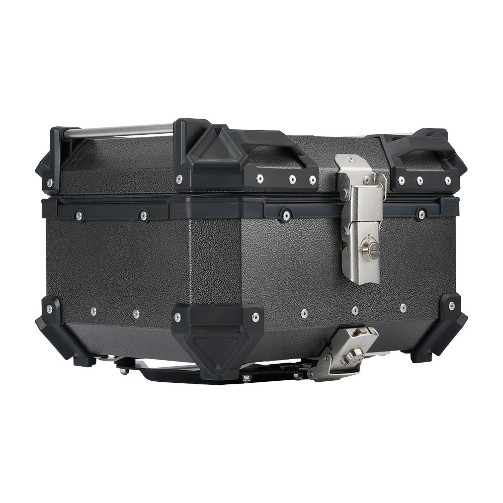 Electric Motorcycle Aluminum Alloy Rear Trunk 25L Capacity Neutral Waterproof Quick Release Electric Scooter Tail Box