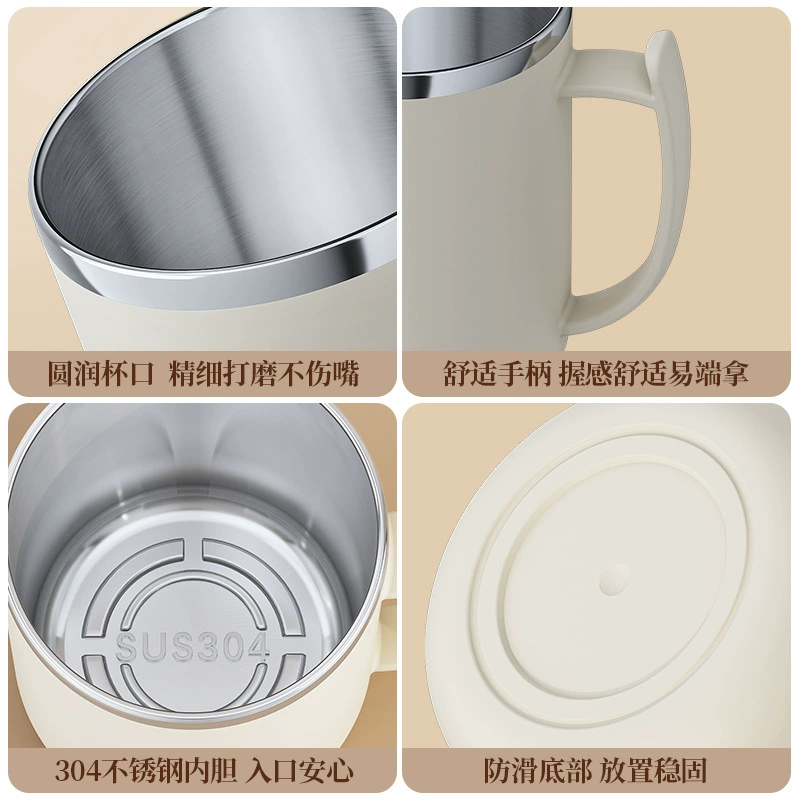 粤帝斯 Direct supply 304 Stainless Steel Marg Cup Double -Layer -made heat -hot -baked coffee cup home tea leaky cup cross -border