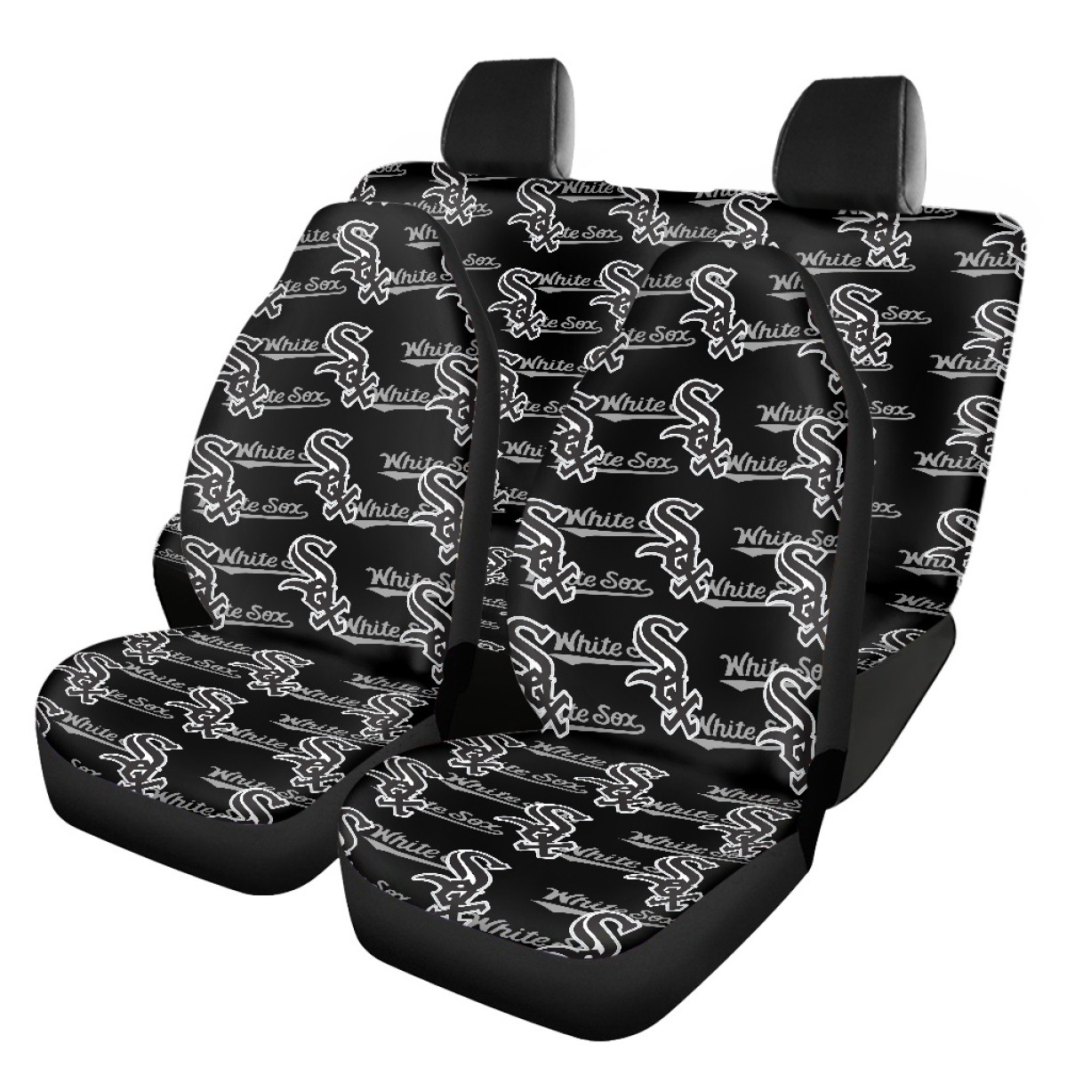 Cross-border MLB team-themed car seat covers, featuring the Milwaukee Brewers logo, for car seat protection