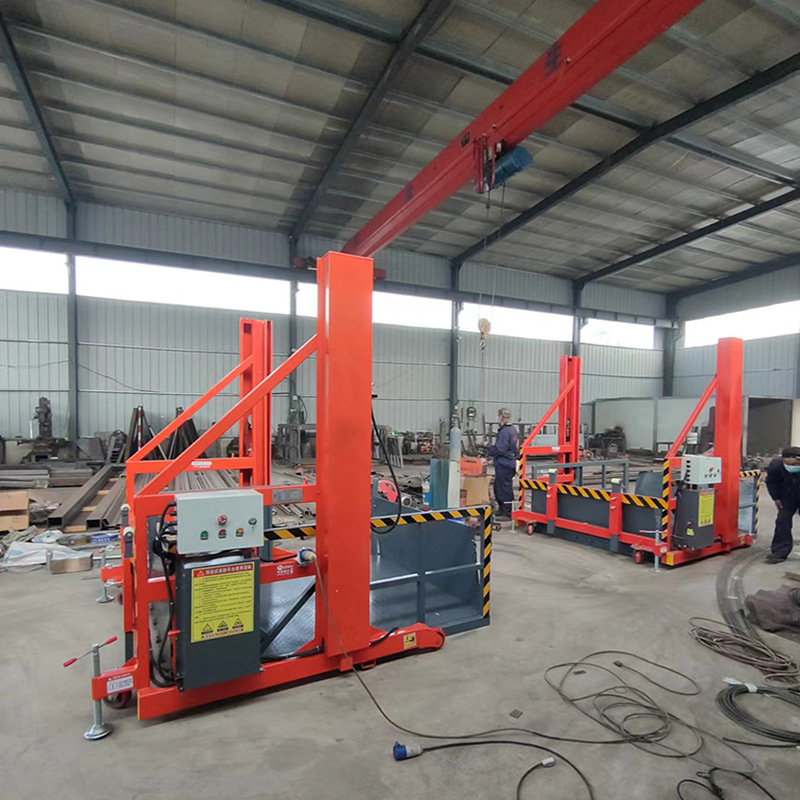 厂家电动液压升降机卸货升降平台货柜集装箱移动装车升降台可移动