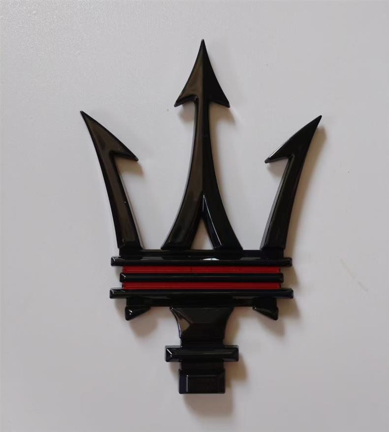 New Maserati emblem, Ghibli side emblem, Levante, President, Ghibli hood and tail emblem, modification