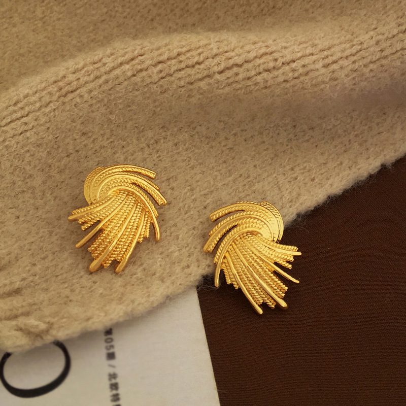 Fashion Geometric Copper Earrings Plating Copper Earrings