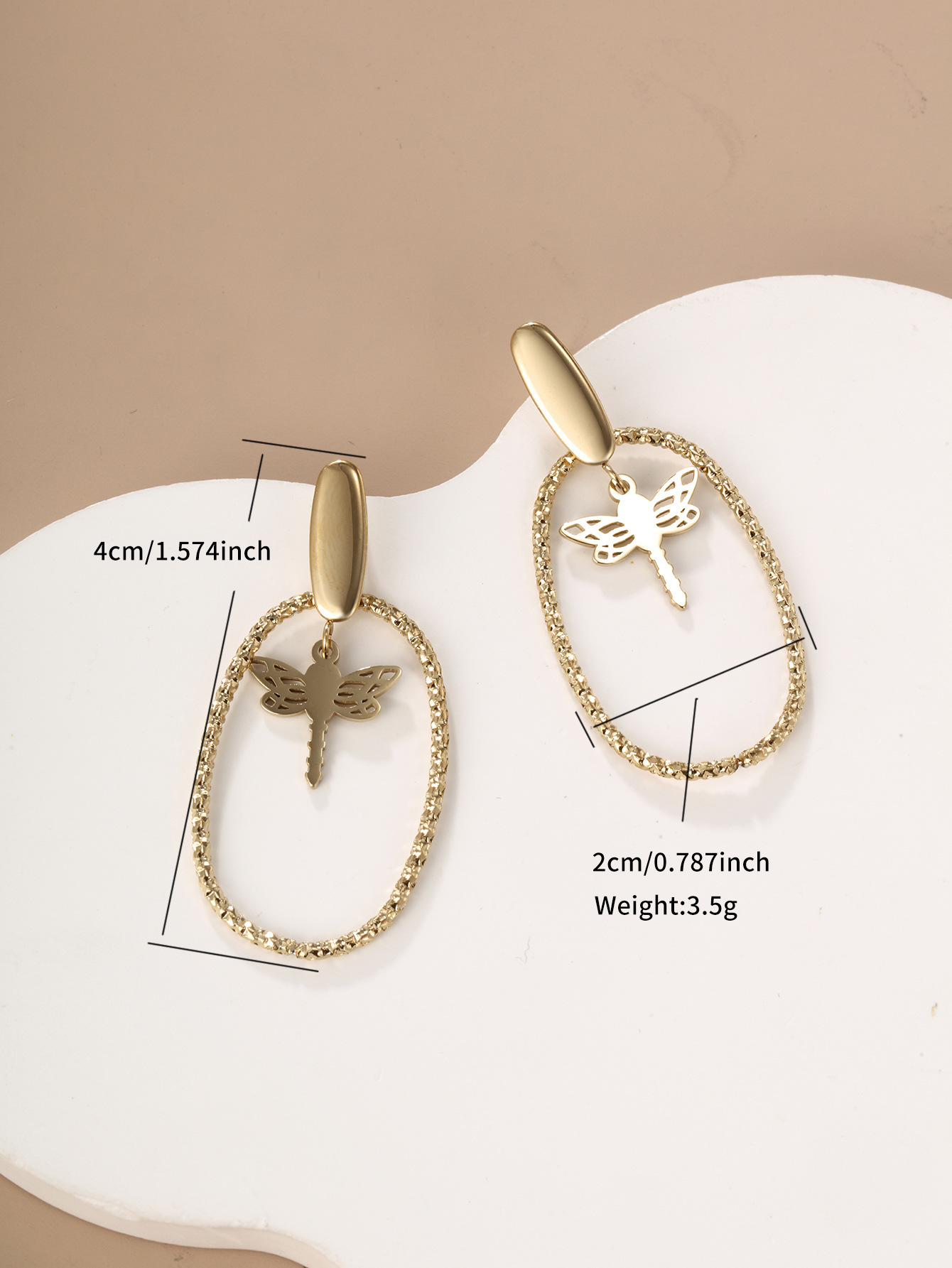 Joyería Xuping, pendientes largos geométricos de acero inoxidable personalizados para mujer, estilo europeo y americano, moda transfronteriza.