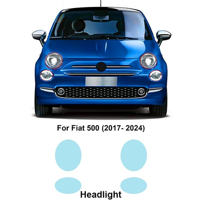 Cross-Border Supply of Fiat 500Tpu Special Car-Made Transparent Protective Film Car Headlight Film Rearview Mirror Film (Automotive Film) - tpu-transparent-protective-film-tpu-headlight-film