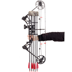 廠家批發 SPG五箭快拆箭盒 複合滑輪弓便攜箭盒箭囊 戶外射箭器材