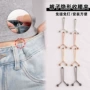 金银调节简约黑色固定扣