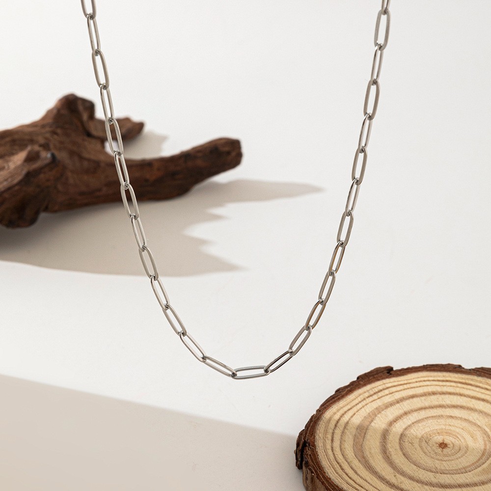 Pulsera de Acero de Titanio de Dongguan, Estilo Europeo y Americano, Diseño de Doble Cadena con Cuchillas, Exagerada, Hip-Hop, para Otoño e Invierno, No se Destiñe, para Mujer