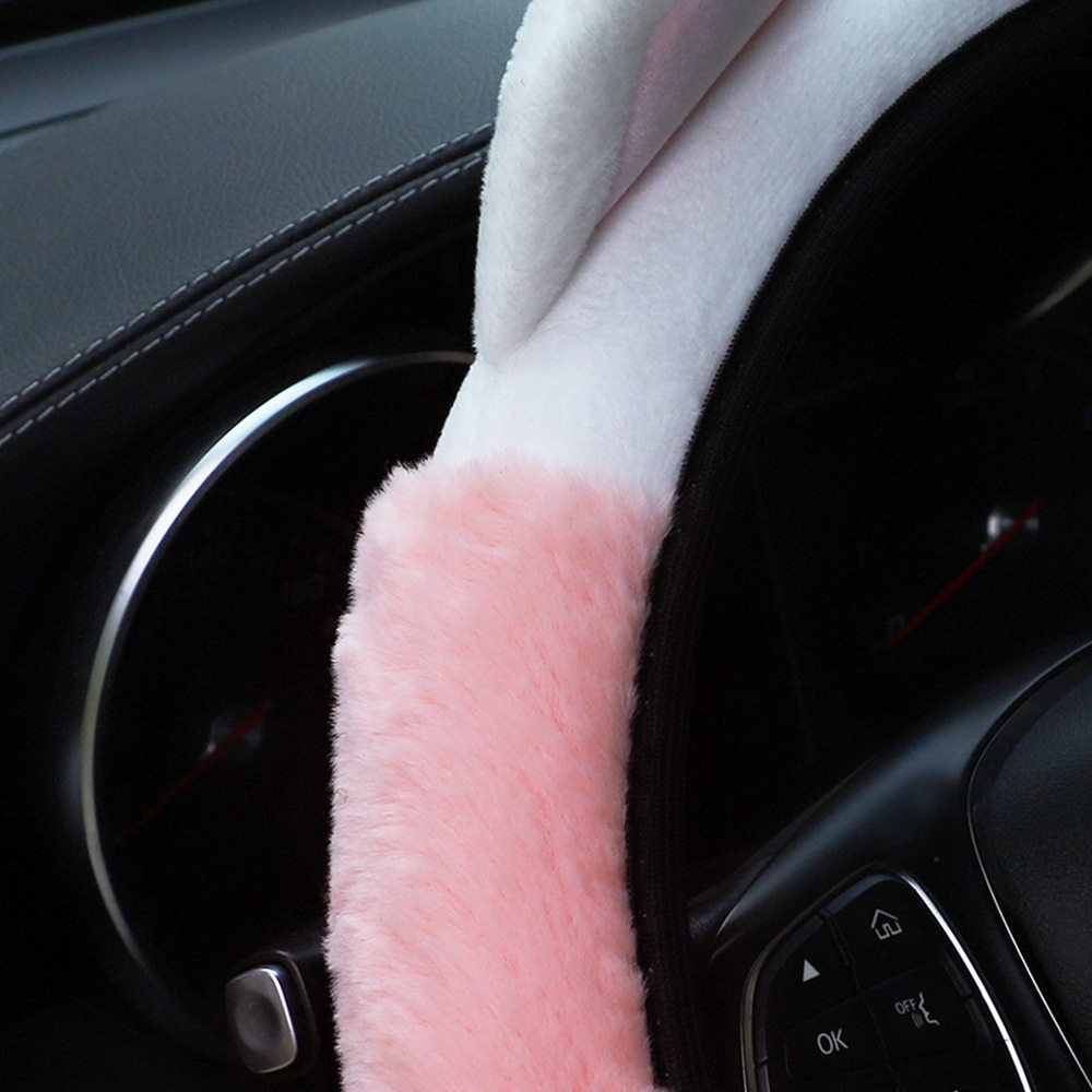 New Winter Cute Little Cat Ears Car Steering Wheel Cover Without Inner Ring Aliexpress Cross-Border E-Commerce Aliexpress