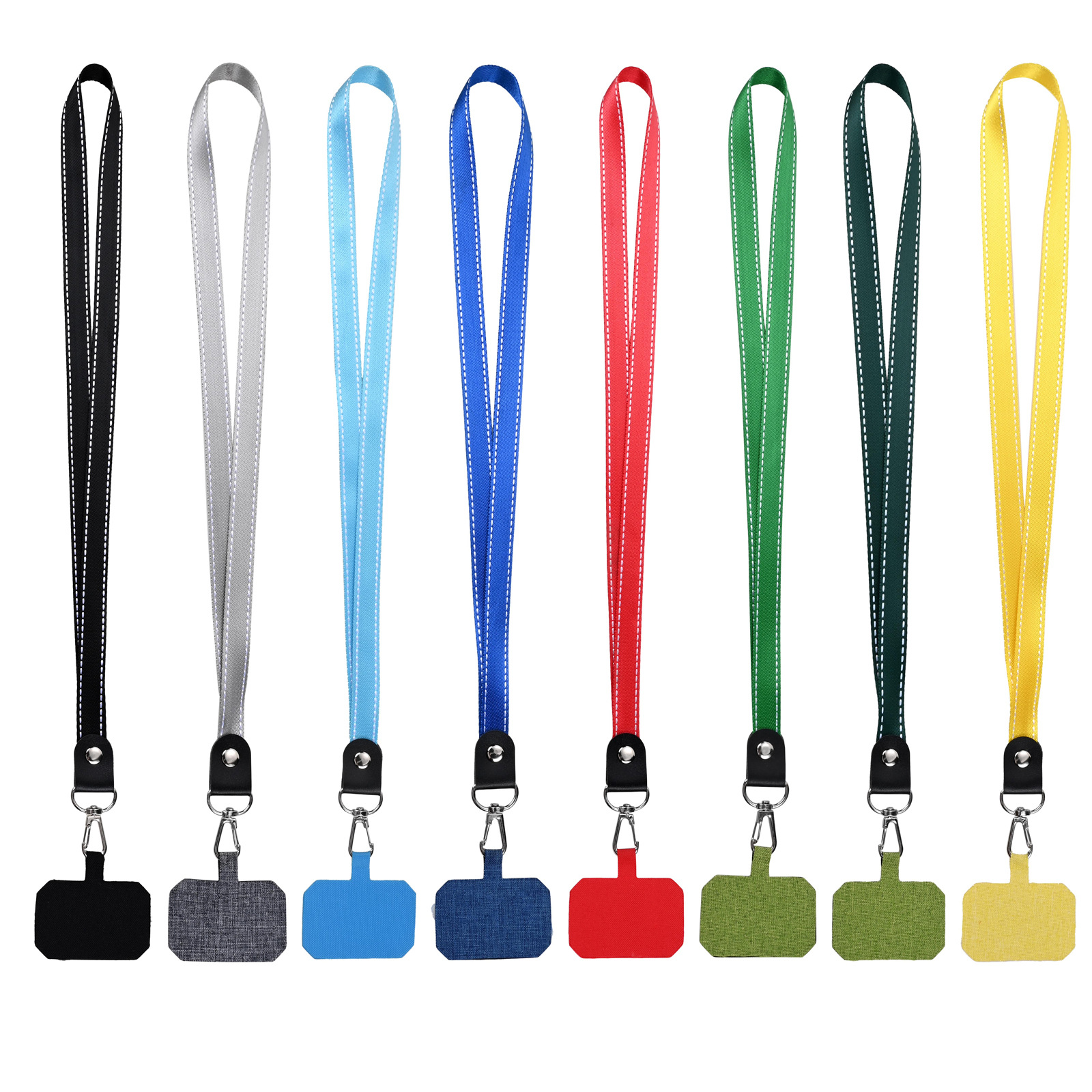 手机挂绳贴片透明背贴固定卡片防丢夹片结实耐用适用所有手机挂绳