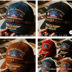 跨境USMC Retro Washed Cap美国海军陆战队复古水洗帽