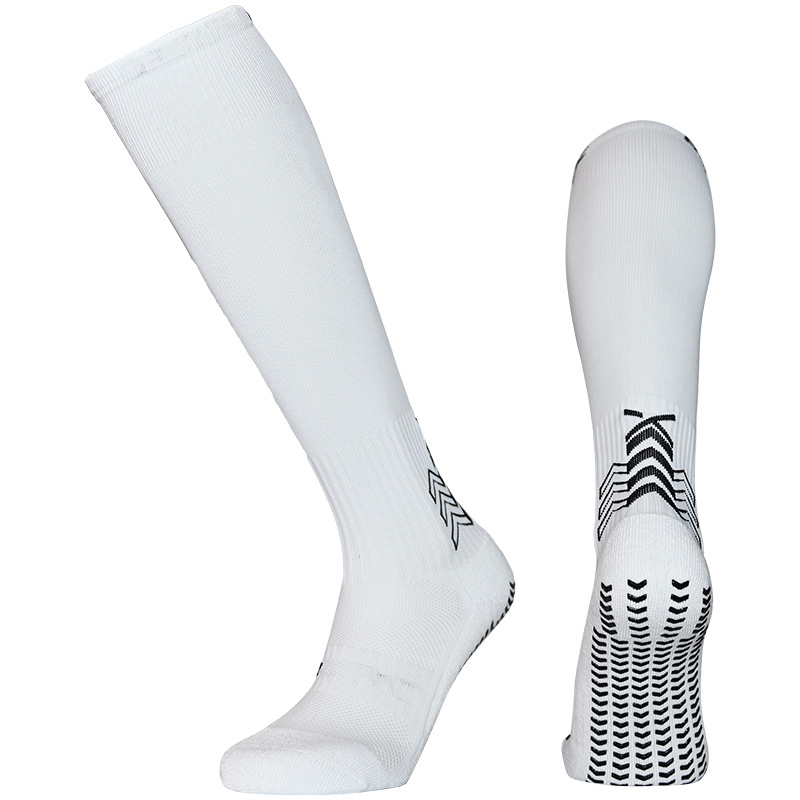 Football Socks Long Tube Adult Sports Running Team Non-Slip Shock-Absorbing Long Tube Over-The-Knee Football Socks Thickened Towel Bottom