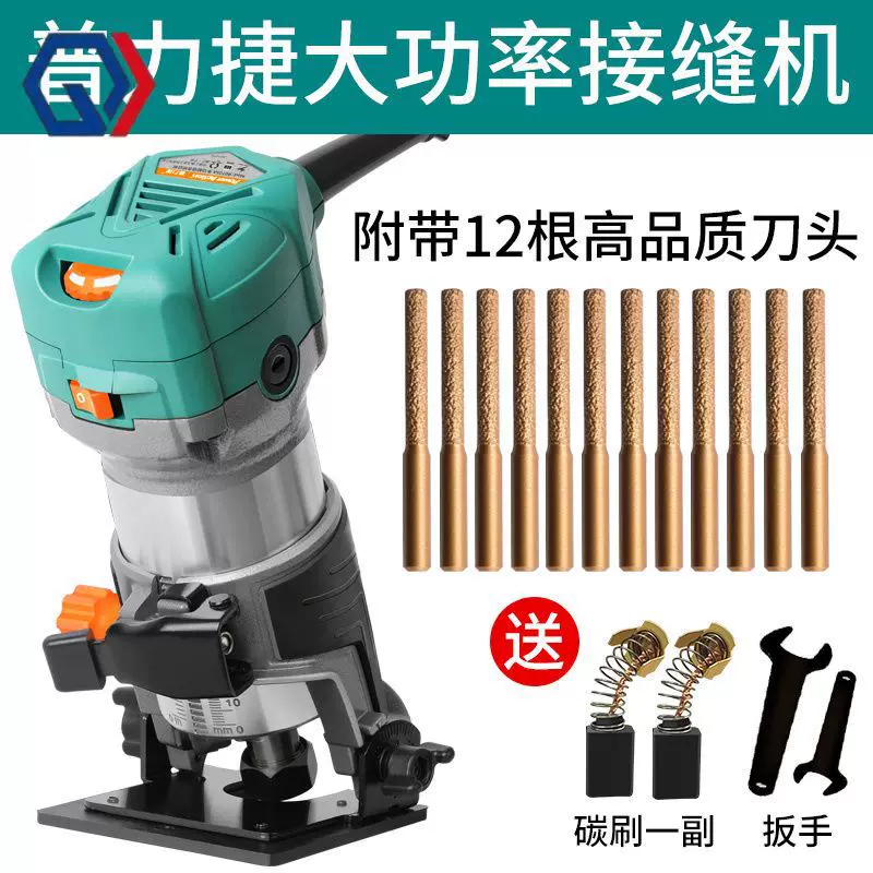 庆迪普力捷石英石台面接缝机拼缝修边机石材边角打磨大理石接缝神