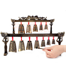 健康采耳道具设备20音风铃响铃编钟大铃铛连指手链古典工艺品摆件