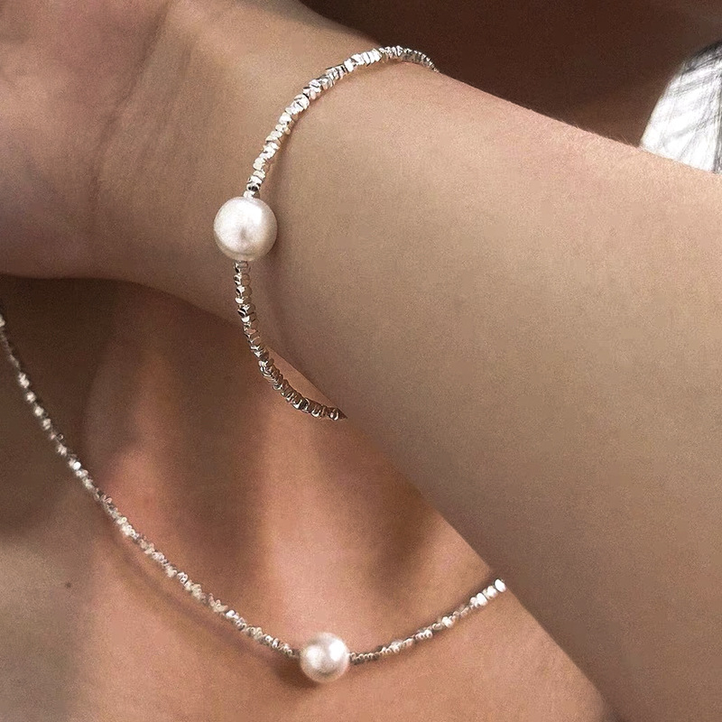 碎银子项链 时尚路路通 s925纯银 小众高级感