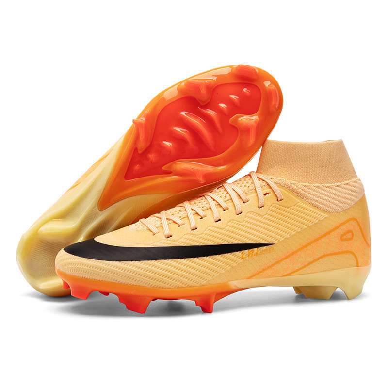 Zapatos de Entrenamiento de Fútbol AG TF de Caucho y Malla, Ligeros, para Pastizales Artificiales