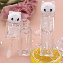 可爱造型DIY工艺方形透明彩妆高光蜜柚唇彩唇釉口红液创意款