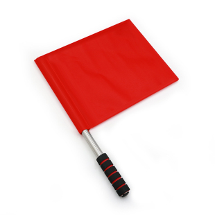 Command signal flag traffic command flag track and field football referee flag drum team gong drum starting flag railway red and white