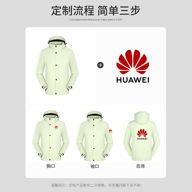 Ropa de trabajo de alta densidad a prueba de viento a prueba de agua a prueba de contaminación, calentamiento y espesamiento de la chaqueta de herramientas al aire libre personalizada